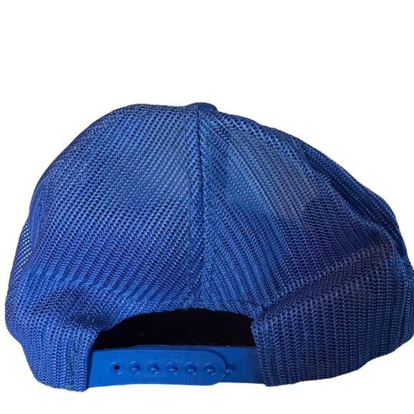 VTG US Air Force Trucker Hat A Great Way of Life Blue Mesh Snapback Retro Cap - Picture 4 of 8